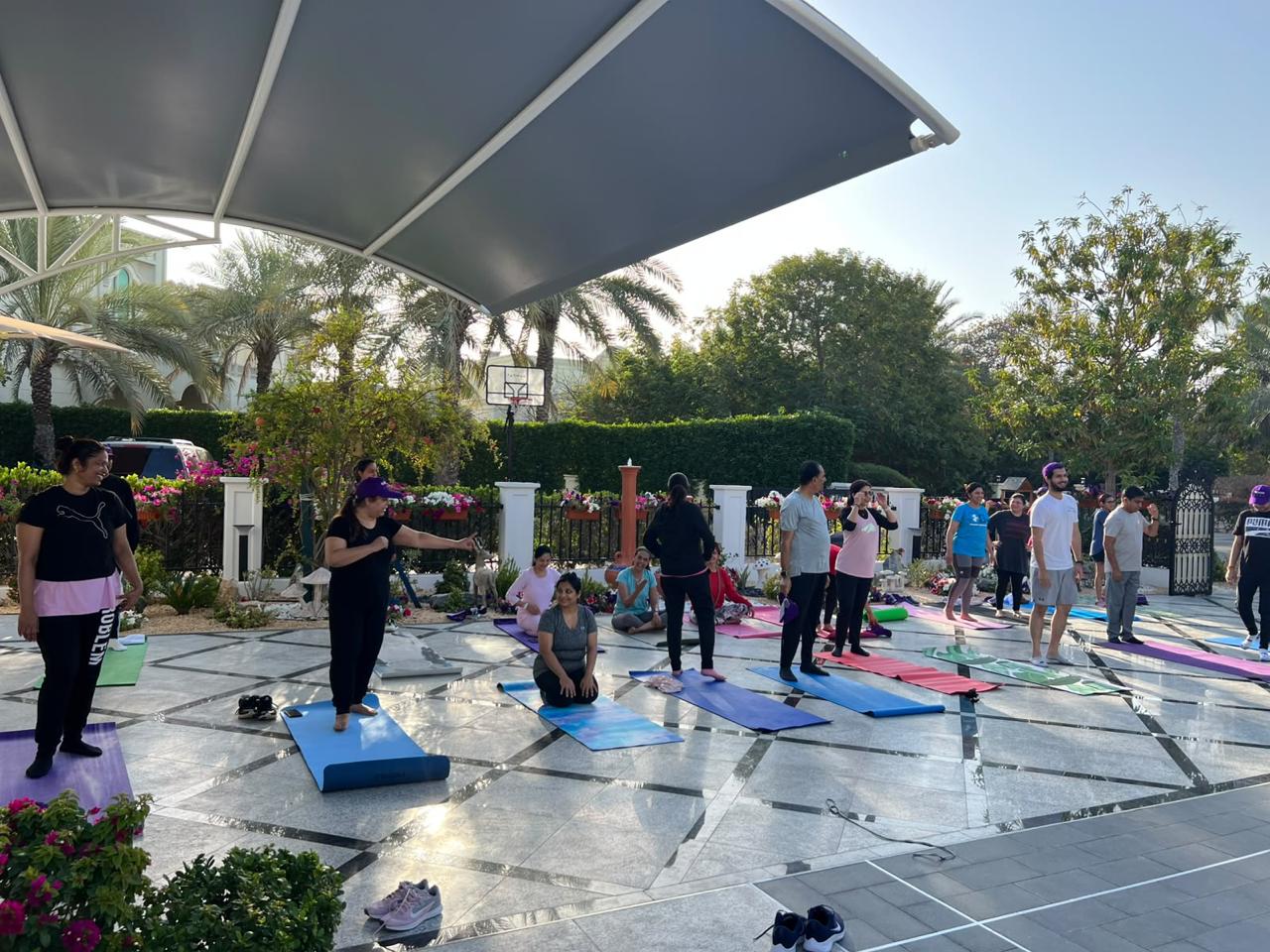 A Peaceful Morning with Yoga